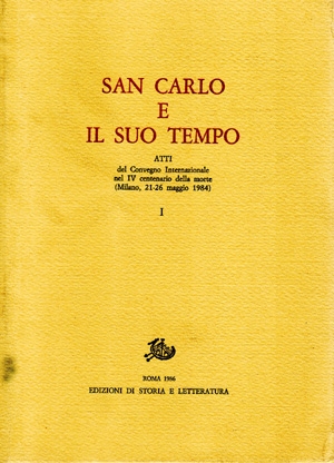 Studi e Fonti su San Carlo Borromeo
